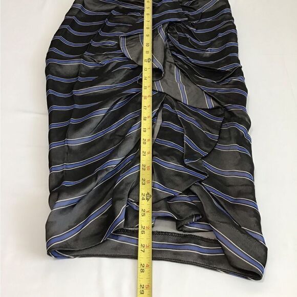 VERONICA BEARD Blue Drew Cascade Ruffle Pencil Skirt New Size 2 - Picture 10 of 10